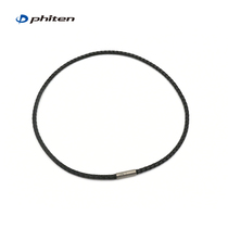 Phiten Fato official flagship store Japan imported water soluble titanium collar X50 Leku fashion leather necklace ring