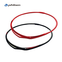 Phiten Fato Japan imported gathering silicone twill collar black red waterproof sports collar for men and women