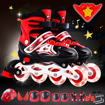 Skates for girls Adjustable size Girls roller skates can brake three-year-old toddler roller skates for four-year-old child men