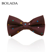 bolada new childrens bow tie boy silk British bow tie tie flower suit small dress accessories men and women