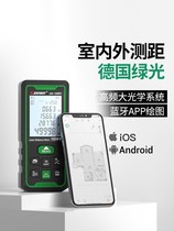 Deep Dawei voice green rangefinder infrared laser measuring room ruler electronic measuring instrument high precision outdoor handheld