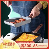 Sheri Japanese Jade roasted frying pan wheat rice Stone non-stick pan silica gel fried egg thick egg roasted multifunctional pot