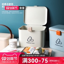 Sheri medical kit family large-capacity household first aid box storage box large portable medical box medicine storage
