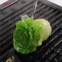 Creative color-changing tea pet lucky cabbage tea play ornaments can raise tea tray tea table insect kung fu tea set tea ceremony zero match