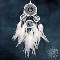  Nanfeng dream weaving original carousel handmade spar dream catcher Feather wind chimes Wall decoration gift customization