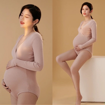 2021 New pregnant woman photo photo costume photo studio big belly pregnant Photo Photo Photo Photo costume photo studio pregnant mother clothes
