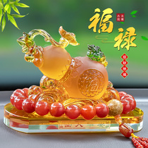 Car interior accessories car ornaments perfume aromatherapy Lucky Fortune gourd safe decoration high-end men
