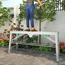 Telescopic iron stools sturdy construction site for Madden iron stools folding thickening special-thickness scaffolding construction stool