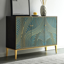 American light luxury entrance cabinet Modern simple home shoe cabinet Household storage cabinet Multi-functional dining side cabinet