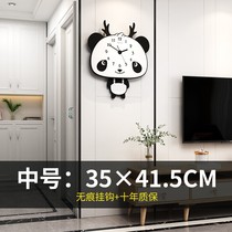 Nordic Wall children cartoon clock clock living room home fashion creative cute bedroom clock Net red hanging s