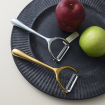 Kitchen helper Zinc alloy planer Fruit knife Peeler knife Apple artifact Fruit knife peeler multi-function