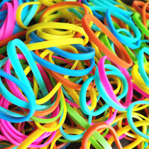Color office rubber band contains bundled elastic box diameter 32 rubber ring can be customized as the leather ring