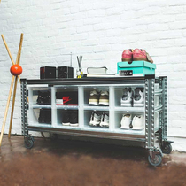 0 5 m high metalsistem metal shoe rack shoe cabinet formaldehyde free TV cabinet creative shelf without wheel