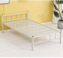 Single-storey iron single bed iron bed 1 5m11 8m custom student staff dormitory modern simple single iron frame bed