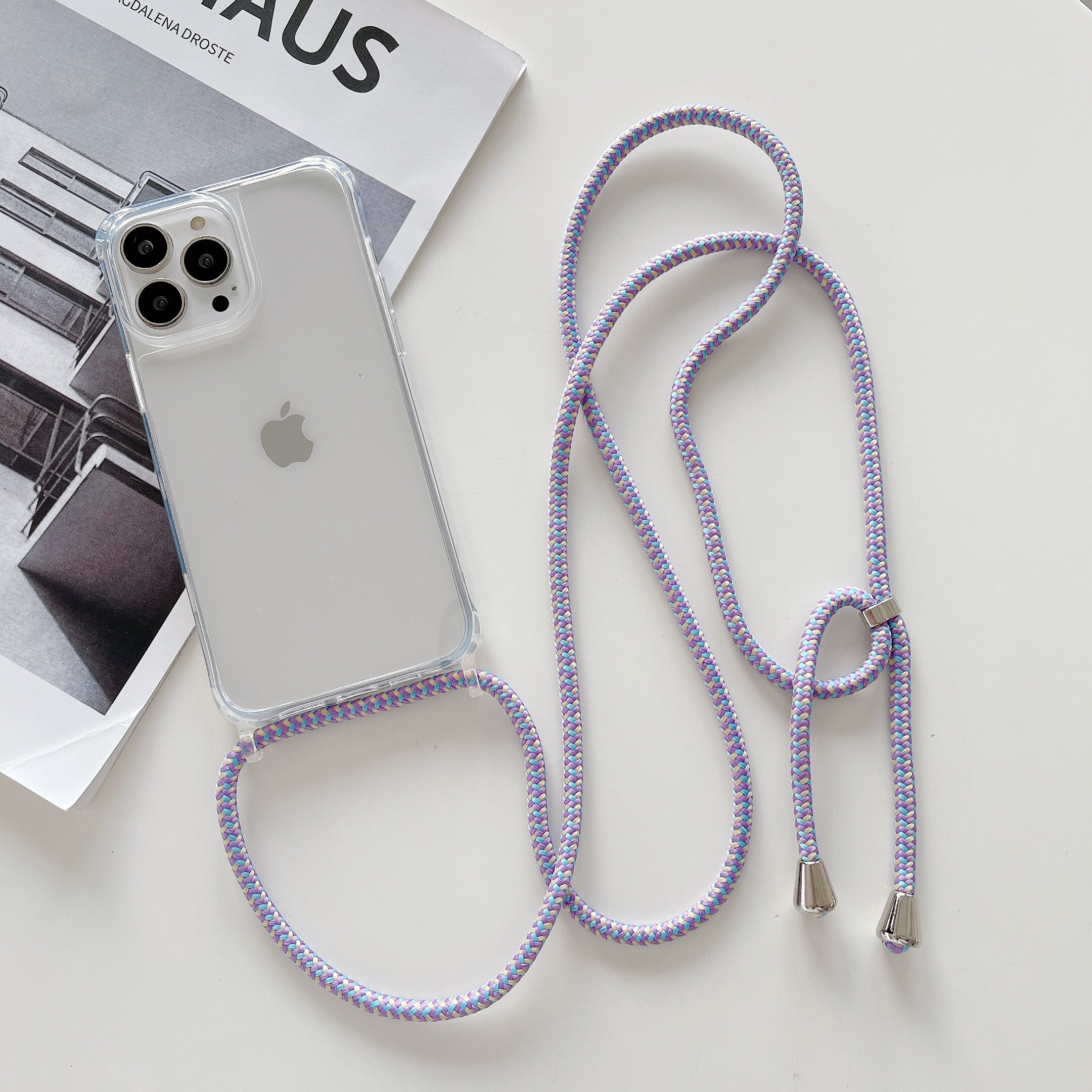 25年最火iPhone13手机壳建议|挂绳斜挎+四角防摔+透明保护套三合一,这个壳真能够以打!