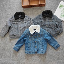  Recommended to mom European and American original single boy thin cotton denim jacket 90-140