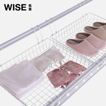 Famous clothes basket multi-layer sweater socks rack Sun underwear stainless steel drying clothes net net bag tile drying rack