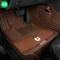 LINEFRIENDS full-enclosed car mat for Volkswagen BMW Audi Mercedes-Benz carpet mat