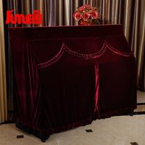 Piano full cover piano cover thickened high-end gold velvet piano cover custom fabric soft fine velvet piano cover dustproof