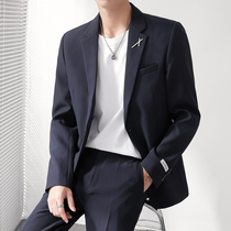 Casual suit mens jacket jacket single piece spring and autumn Korean trend