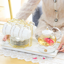Net red coffee cup European small luxury elegant high-end small exquisite cup saucer English afternoon teapot tea set