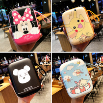 Cute cartoon data cable storage bag digital mobile power hard drive power cord mouse headset U disk charger charging treasure multifunctional mobile phone travel portable shockproof storage box