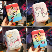 Data cable Digital storage bag Charger Mouse carrying bag Cute cartoon mobile power hard disk Headphone cable storage box Protective cover Charger finishing bag