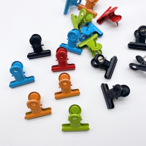 4 colored metal clip pins do not hurt photo Bill photo clip Cork board felt board decoration I-shaped nail