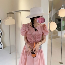 Hyky gentle wind advanced fashion skirt French tea break first love 2021 summer new princess dress