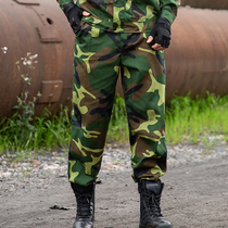 New military training camouflak pants mens summer slim fit pants student pants wear-wear workwear mens outdoor workwear pants