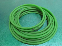 PU polyurethane round belt Green coarse surface O-shaped connecting round belt Ring coarse grain beef tendon industrial drive belt