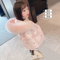 Girls cotton-padded 2021 new thickened children's clothing coat children's winter clothing cotton-padded jacket women's children's winter style long style