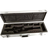 Silver Roland AE-10 electric blowpipe hard box outdoor instrument storage bag double tube black aluminum alloy suitcase