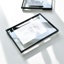 Signature photo collection frame Nordic ins Wind Photo Frame 6 inch 7 inch 8 inch 10 inch A4 table crystal glass modern simple