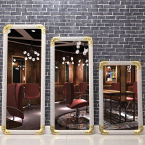 Hair salon mirror Barber mirror Hair salon mirror Barbershop mirror Makeup mirror Hanging mirror Floor-to-ceiling mirror Fitting mirror