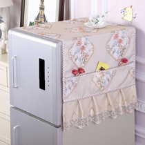 Refrigerator cover oil and dust cover compensation cover Microwave oven cover towel Single and double door cover Washing machine cover towel