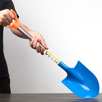 Large children thickened snow shovel beach shovel toy shovel snow toy toy sand tool kindergarten dig sand bucket iron barrel