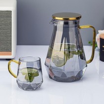 Custom Nordic Glass Cups Water Kit Teacup Cup with Drinking Water Cup Cup Home Living Room Home Diamond Kettle