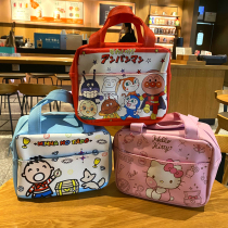 ins new bread cartoon PU lunch box bag student portable insulation bag hot bag cold bag ktcat