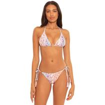 Becca by Rebecca Virtue Rendezvous Cheryl can counter wearing a triangular sweater