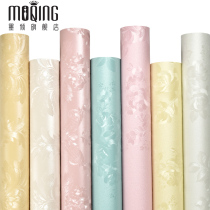  50 meters thick wallpaper self-adhesive waterproof wallpaper Bedroom warm living room wall stickers household background wall decoration stickers