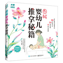 Genuine spot illustration of infant massage secrets Childrens Meridian acupoints map pediatric massage health care massage infants and young childrens common massage techniques Newborn Care Book baby common disease prevention conditioning map