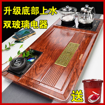 Bottom water kettle automatic tea tray solid wood integrated tea table modern simple home kung fu tea set