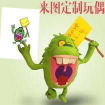 Factory directly sold custom-made plush puppet toy doll mascot LOGO cartoon image proofing version