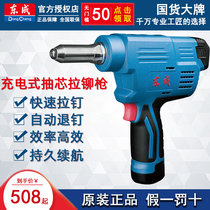 East Chengdu Electric Rivet Gun Rechargeable Pull Riveting Gun East City Lithium electric portable automatic core riveting nail machine DCPM50E