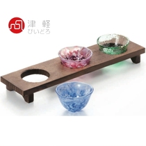 Japan Mini Cup group Jinlight Japanese glass cup cup three - ignorant crafts