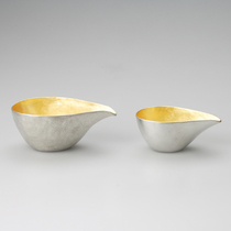 Japan can make a Japanese tin tablet of wine cup in a single mouth glass gold ice cup