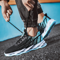 Noble bird 2021 new summer breathable mesh flying woven Sports mens shoes spring and autumn running step shoes