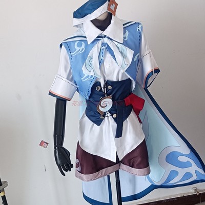 taobao agent [Huayan] Spot King Glory Sang Qi COS Sang Qi Hai Salt Poetry COS set cosplay customization