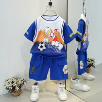 Ottman clothes boy summer clothing suit 2022 new CUHK Pediatric Children Clothing Two Sets Sports Summer Baby